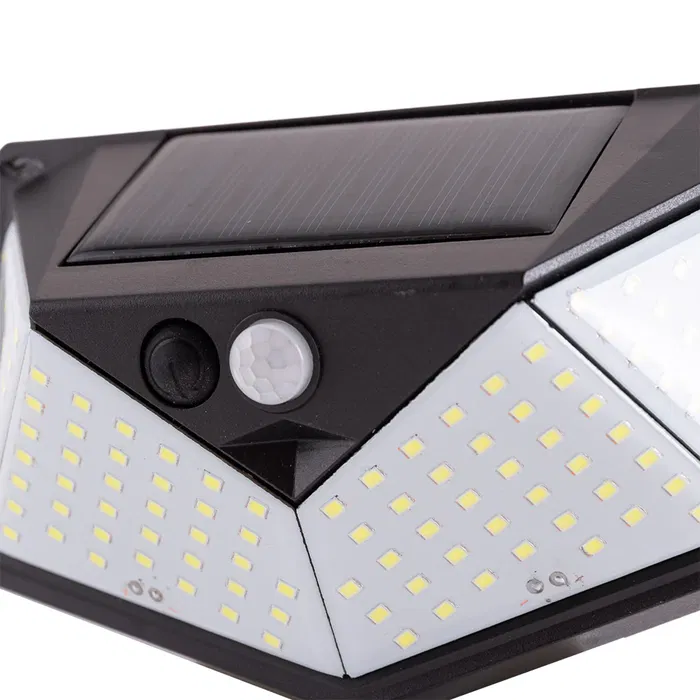 Applique LED Solaire 6000K IP65 avec détecteur de mouvement PIR HO-SW6080-PIR
