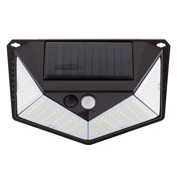 Applique LED Solaire 6000K IP65 avec détecteur de mouvement PIR HO-SW6080-PIR