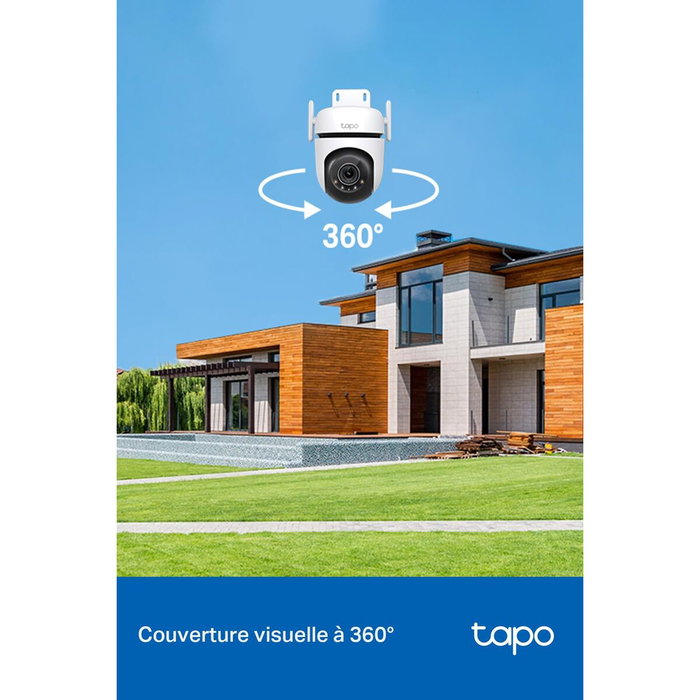TP-Link Tapo C520WS Caméra de sécurité Wi-Fi extérieure Pan/Tilt 2K QHD