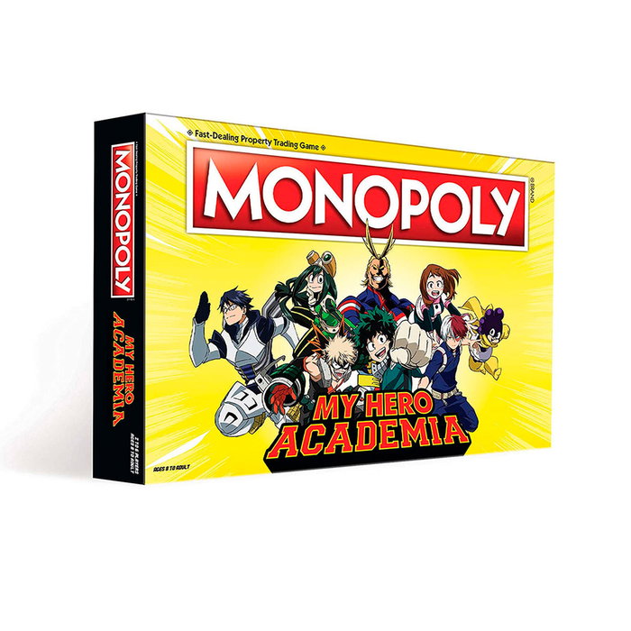 Eleven Force MONOPOLY - Jeu de société My Hero Academia Edition Limitée (Langue Espagnol, Z0493/Wm00826) - À partir de 8 ans