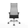 Piqueras y Crespo Chaise de Bureau Albacete Noir et Gris