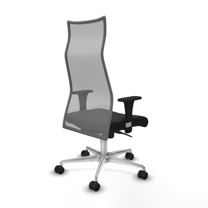 Piqueras y Crespo Chaise de Bureau Albacete Noir et Gris Piqueras y Crespo Chaise de Bureau Albacete Noir et Gris