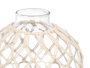 GIFTDECOR Sphère en Verre et Corde Blanche