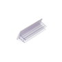 Edm Support adhésif pour affichage PVC transparent 75x25mm épaisseur max 4,5mm