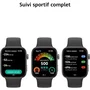 Huawei Watch Fit 3 - Montre connectée sport smartwatch avec écran AMOLED 1.82", Noir, Autonomie 10 jours, 100+ modes sport, Santé, GPS, 5ATM, Compatible Android iOS