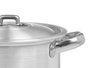 Kinvara Casserole en Aluminium 16 cm 2 L, Argenté, Compatible Gaz/Horno/Lave-vaisselle (Set de 6)
