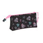 SAFTA Sac à dos Monster High triple compartiments avec fermeture éclair - 22 x accessible12 x 3 cm - Pochette intérieure centrale