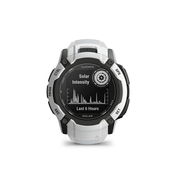 Garmin Instinct 2X Solar Blanc et Gris