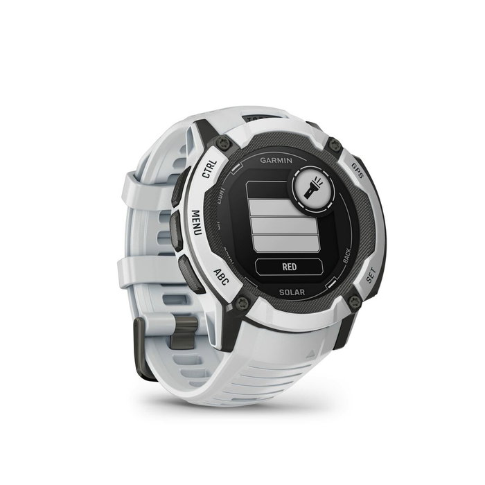 Garmin Instinct 2X Solar Blanc et Gris