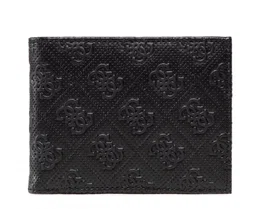Guess Vezzola Portefeuille en textile Noir pour hommes