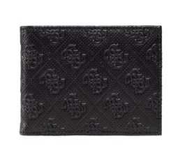 Guess Vezzola Portefeuille en textile Noir pour hommes