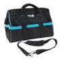 Koma Tools Sac à outils polyvalent polyester noir/bleu 41,5x21x27 cm 22 poches