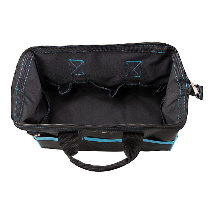 Koma Tools Sac à outils polyvalent polyester noir/bleu 41,5x21x27 cm 22 poches Koma Tools Sac à outils polyvalent polyester noir/bleu 41,5x21x27 cm 22 poches