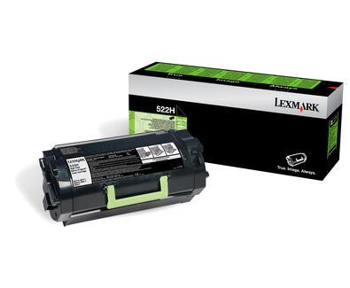 Lexmark Toner 522H / 52D2H00 Noir XL Lexmark Toner 522H / 52D2H00 Noir XL