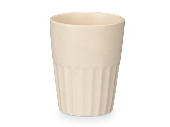Vessia Verre Café au Lait Assortis Marron Beige 300 ml Céramique Faïence Finition Mate 8x10x8 cm (Set de 24)