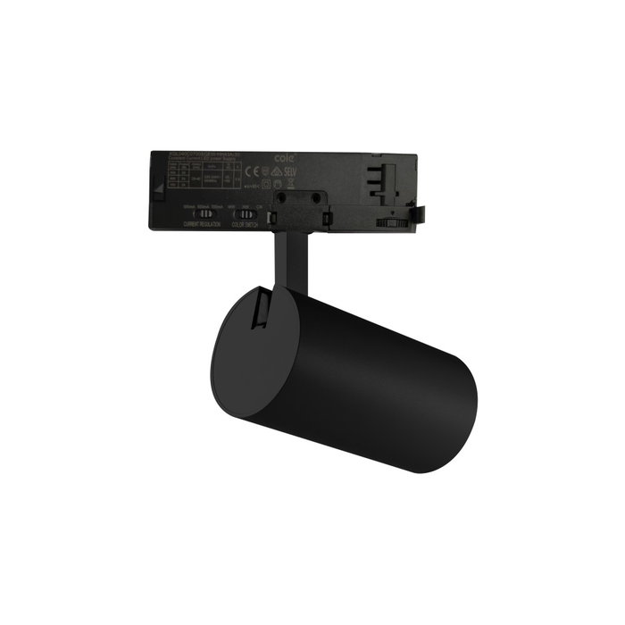 Spot LED sur rail monophasé Noir, 20-25-30W, 3000-6000K