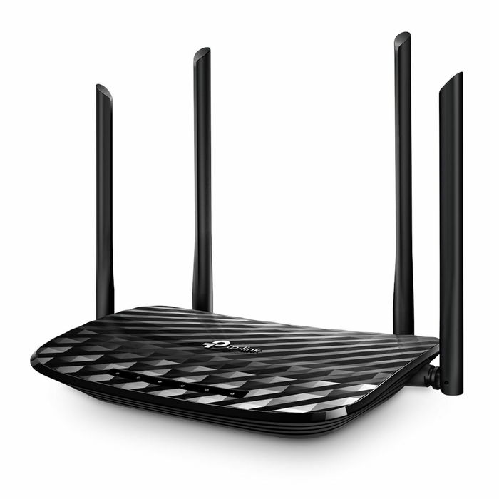 TP-LINK Routeur Wi-Fi Archer C6 V4.0 AC1200 Dual Band Gigabit, 4 Antennes, Noir - Modèle ARCHER C6 V4