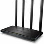 TP-LINK Routeur Wi-Fi Archer C6 V4.0 AC1200 Dual Band Gigabit, 4 Antennes, Noir - Modèle ARCHER C6 V4