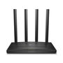 TP-LINK Routeur Wi-Fi Archer C6 V4.0 AC1200 Dual Band Gigabit, 4 Antennes, Noir - Modèle ARCHER C6 V4