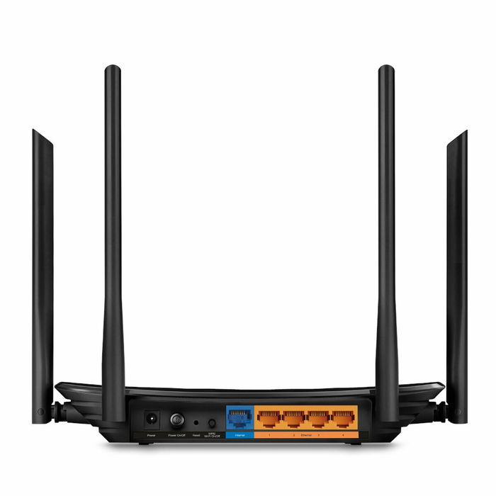 TP-LINK Routeur Wi-Fi Archer C6 V4.0 AC1200 Dual Band Gigabit, 4 Antennes, Noir - Modèle ARCHER C6 V4