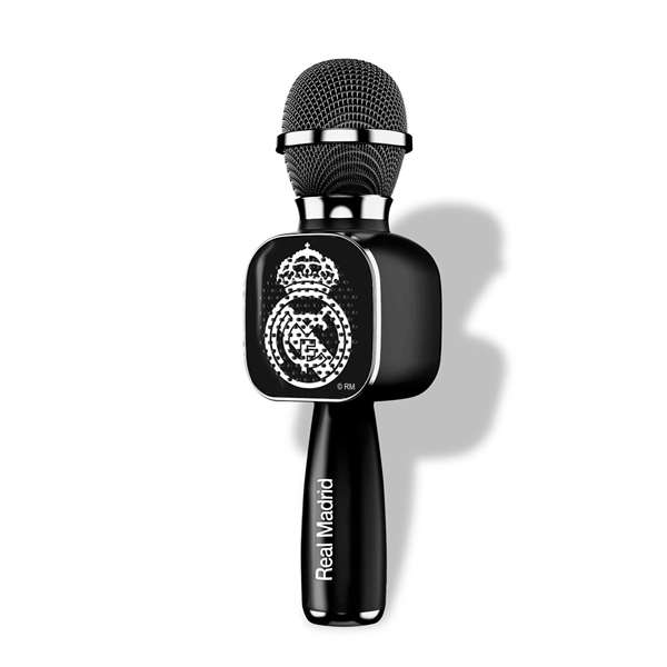 Reig Microphone Bluetooth Real Madrid avec Mélodies et Lumières, Jouet Enfant 6 Ans et Plus