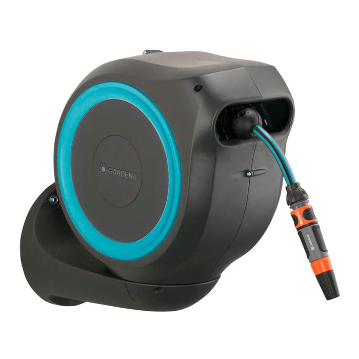 Gardena Rollup Enrouleur de tuyau automatique 15 m avec lance pulvérisateur Gardena Rollup Enrouleur de tuyau automatique 15 m avec lance pulvérisateur