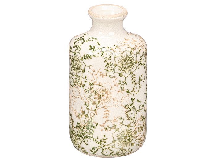 Giftdecor Jarron Nonna Botella Vert Beige 20,5 cm Céramique (Set de 8)