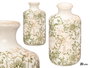Giftdecor Jarron Nonna Botella Vert Beige 20,5 cm Céramique (Set de 8)