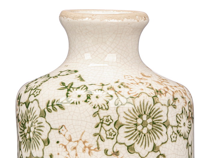 Giftdecor Jarron Nonna Botella Vert Beige 20,5 cm Céramique (Set de 8)