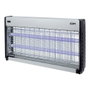 Edm Mata-insectes électrique professionnel 2 x 20 W, 150 m², chromé/noir, 63.5 x 9 x 36 cm