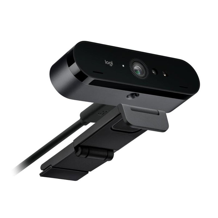 Logitech Webcam BRIO 4K Ultra HD pour entreprises - Streaming et visioconférence - Réf. 960-001746