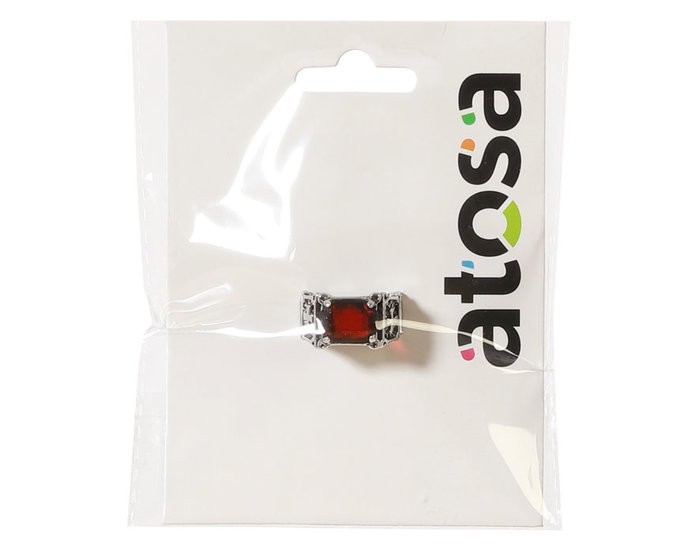 Anneau Halloween pour costume, design ténébreux en argent et noir, accessoire pour sorcière, vampire ou gothique