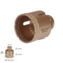 WOLFPACK LINEA PROFESIONAL Corona Diamante M14 Ø 50 mm. de 10 mm de hauteur de diamant