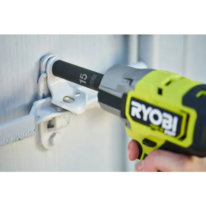 Ryobi Coffret de douilles choc automobile RHDIS10PC - 10 douilles 1/2 - 10 à 24 mm