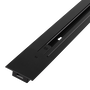 Rail Encastrable Monophasé pour Spots LED 2M Noir