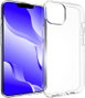 eSTUFF Coque TPU pour iPhone 14 Transparent - Gamme INFINITE VIENNA - Protection contre les chutes - TPU 100 % recyclé
