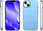 eSTUFF Coque TPU pour iPhone 14 Transparent - Gamme INFINITE VIENNA - Protection contre les chutes - TPU 100 % recyclé