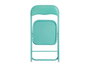 Giftdecor Chaise Pliante PVC Vert 88 x 6.5 x 45 cm (Set de 6)