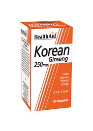HEALTHAID Ginseng coréen (Panax ginseng) 250 mg 50 capsules