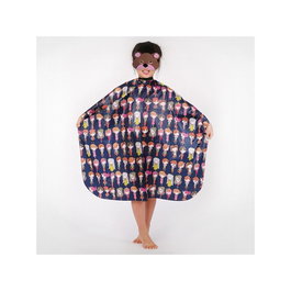 Bifull Capa de Corte Infantil Bleu Marine 95x120 cm - Couverture de bain enfant en polyester
