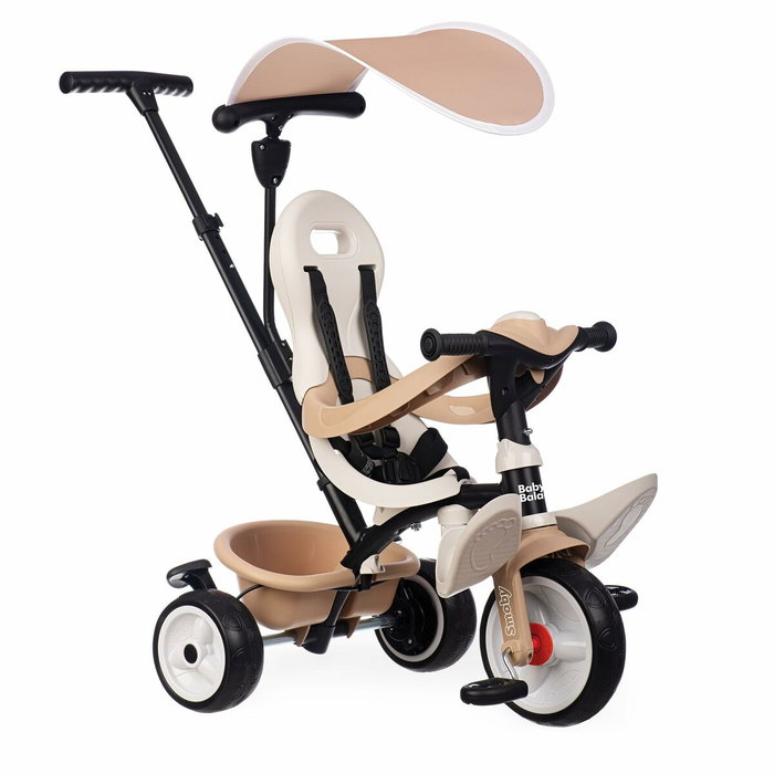 Smoby Baby Balade Tricycle Évolutif 3 en 1 - Beige