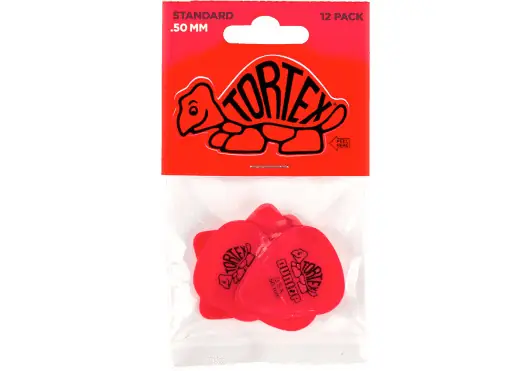 Dunlop Lot de 12 Médiators Tortex Standard 0,50 mm Dunlop Lot de 12 Médiators Tortex Standard 0,50 mm