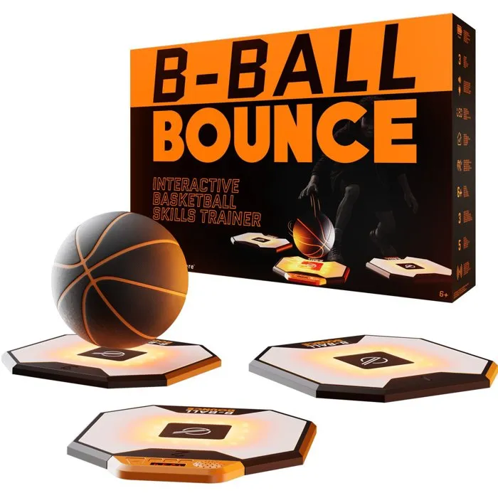 Smart Ball Strikesphere B-Ball Bounce - Ballon d'entraînement basketball avec 3 cibles connectées