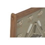 Home ESPRIT Lot de 2 Cadres Verre Corde Pin 59 x 4 x 45 cm