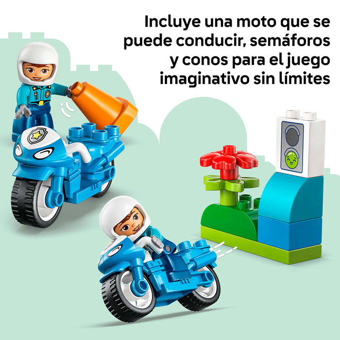 LEGO DUPLO Moto de Police Bleue 10471