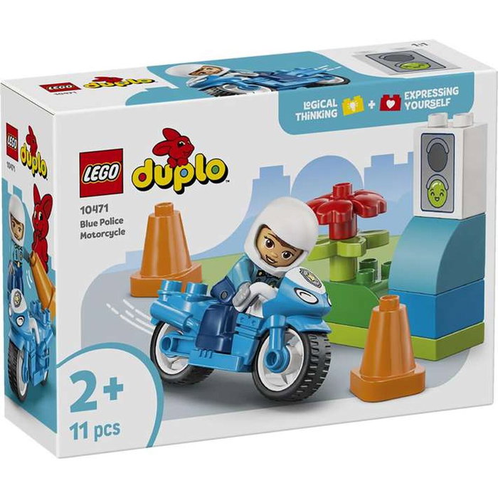 LEGO DUPLO Moto de Police Bleue 10471
