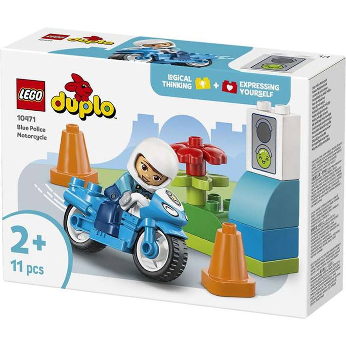 LEGO DUPLO Moto de Police Bleue 10471
