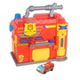 Tachan - Garaje Maletín Estación Bomberos Tachan - Garage Mallette de Pompiers avec Station, Lumières et Sons - Jouet Portable, à Partir de 3 Ans