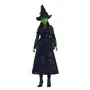 Wicked (Mattel) Poupée Elphaba avec peau verte, cheveux noirs, robe amovible et accessoires - HXT62 - Figurine inspirée du film