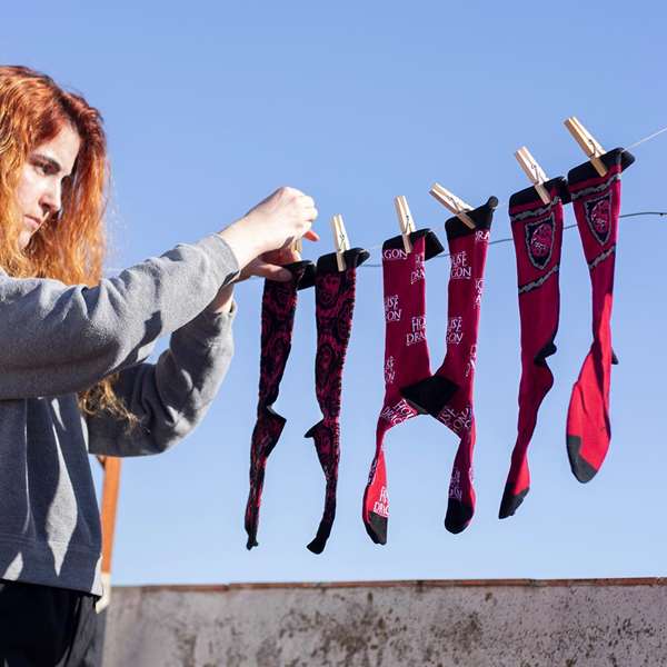 Cerdá Pack de 3 paires de chaussettes House of the Dragon - Taille unique (36-41) - Couleurs multiples